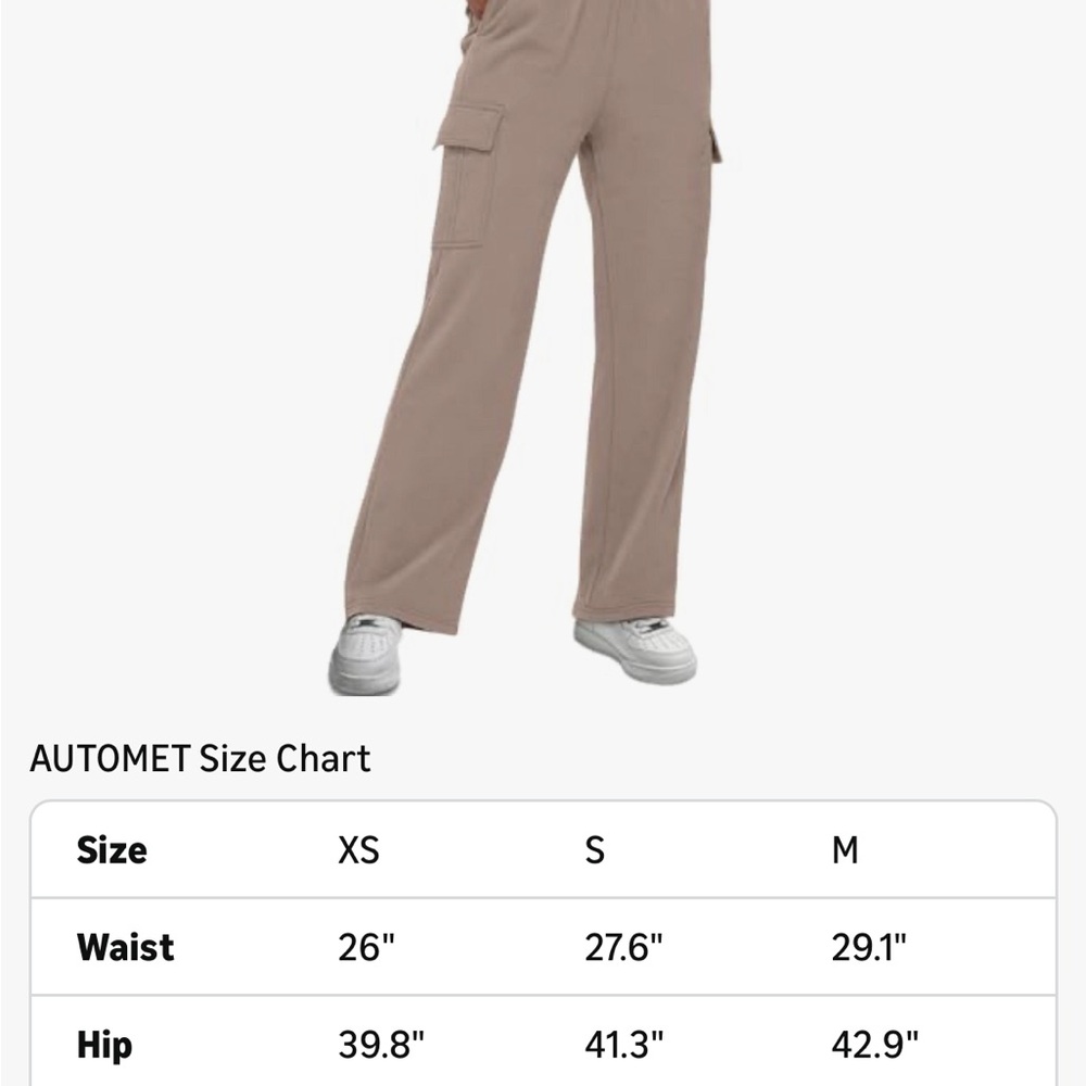 Women's Casual Tan Joggers - Picture 6 of 6